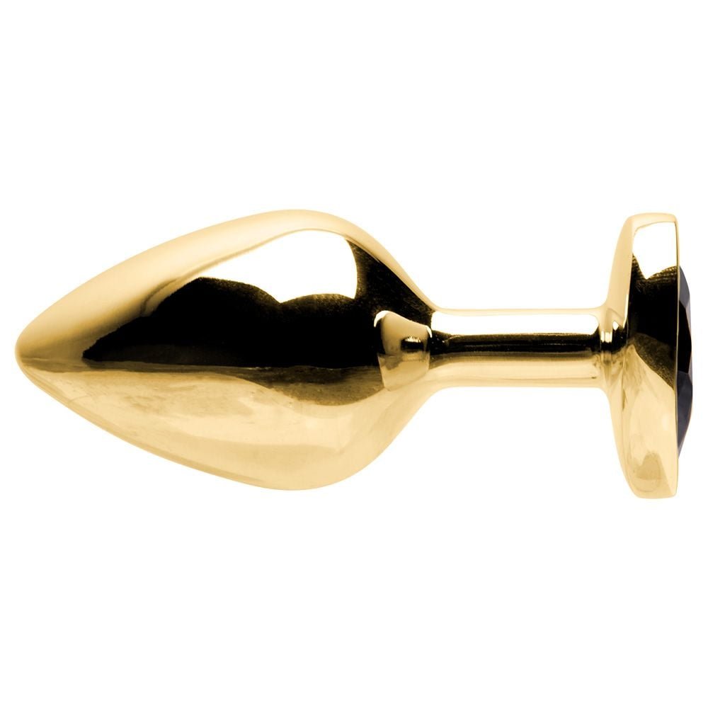 Plug Anal Coração Aço Dourado M Sexy Import