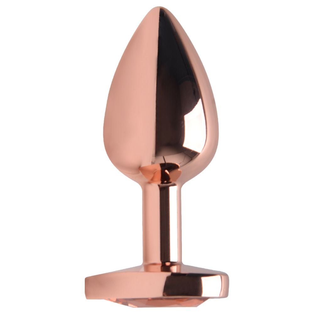 Plug Anal Coração Laranja 7 X 2,8cm Sexy Import