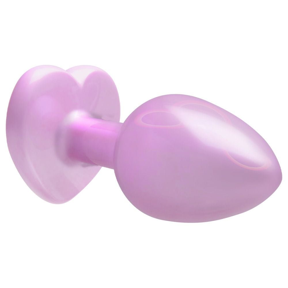 Plug Anal Coração Pedra Acrílico Tamanho P Vipmix