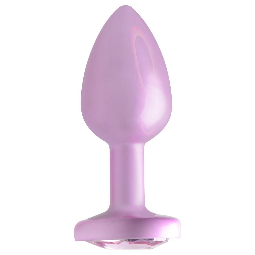 Plug Anal Coração Pedra Acrílico Tamanho P Vipmix