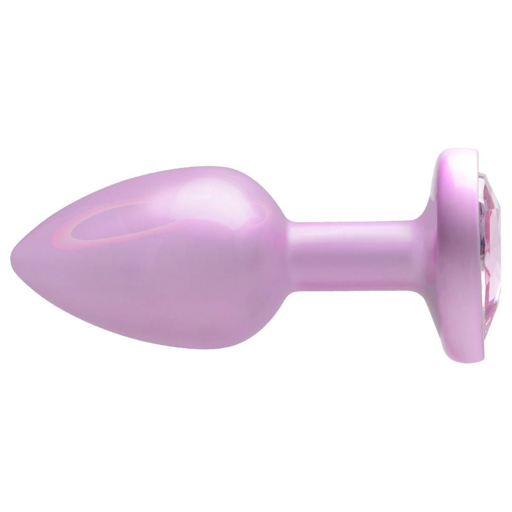 Plug Anal Coração Pedra Acrílico Tamanho P Vipmix