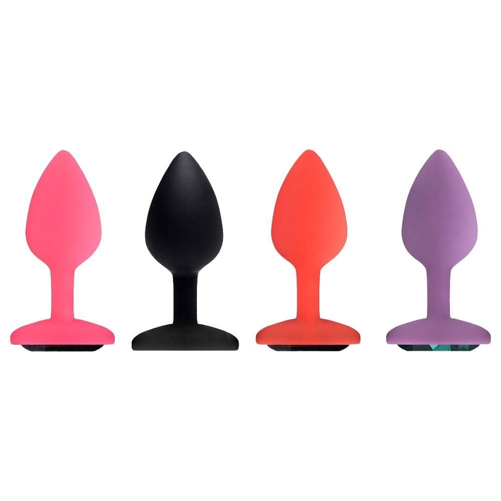 Plug Anal Coração Silicone Tamanho P Sexy Import