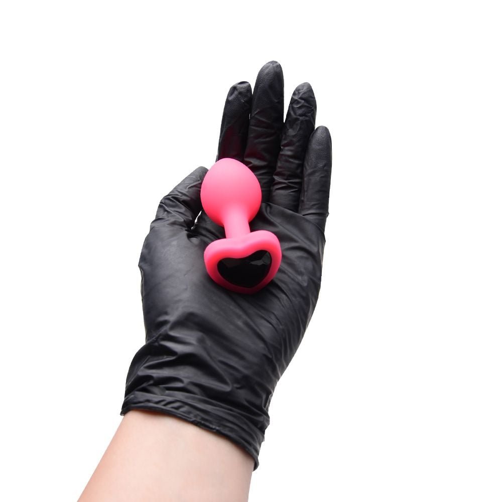 Plug Anal Coração Silicone Tamanho P Sexy Import