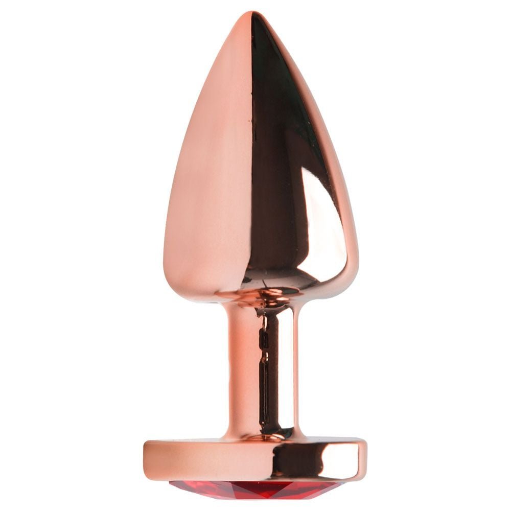 Plug Anal Coração Unique Rosé Abs La Pimienta