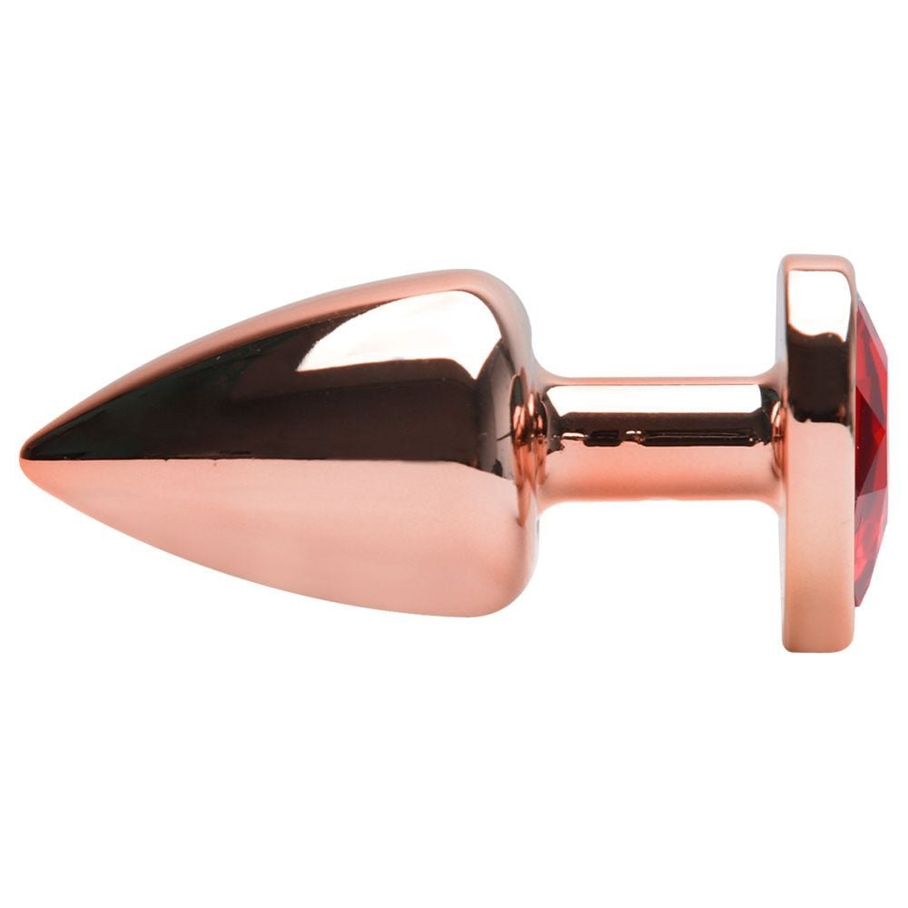 Plug Anal Coração Unique Rosé Abs La Pimienta