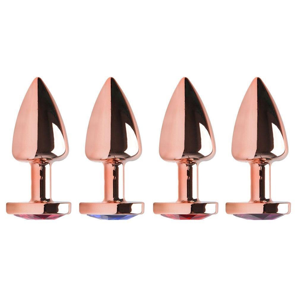 Plug Anal Coração Unique Rosé Abs La Pimienta
