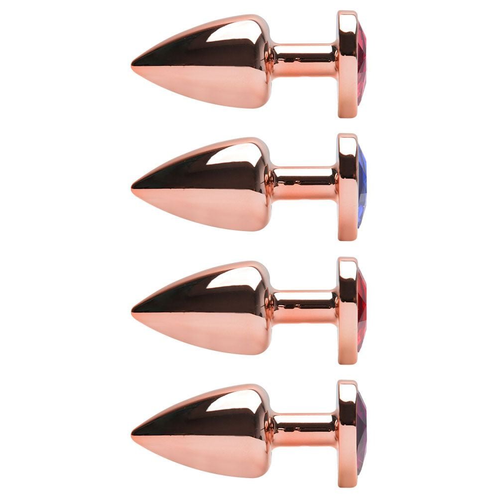 Plug Anal Coração Unique Rosé Abs La Pimienta