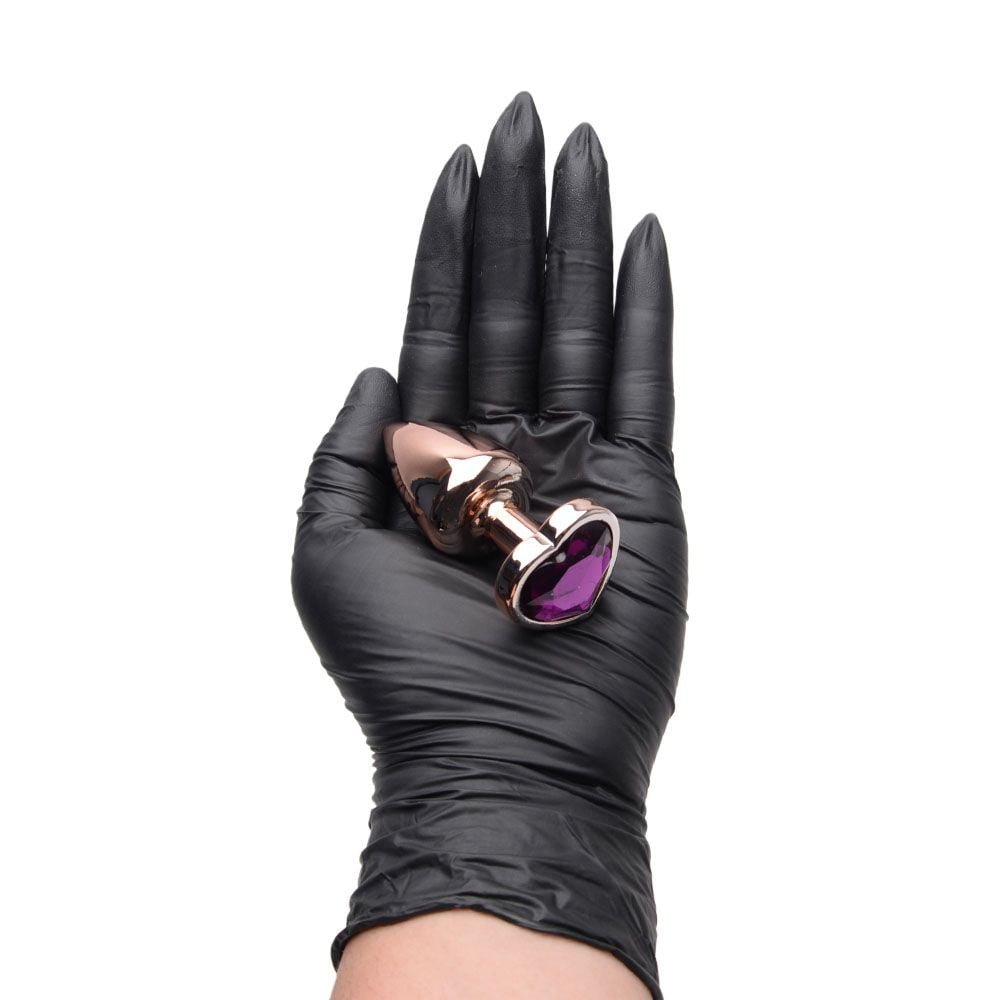 Plug Anal Coração Unique Rosé Abs La Pimienta