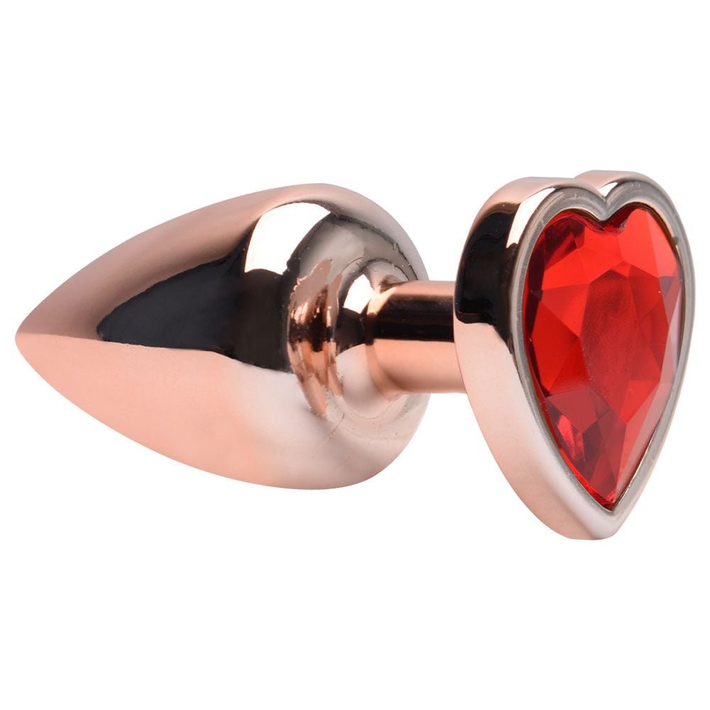 Plug Anal Coração Unique Rosé Abs La Pimienta
