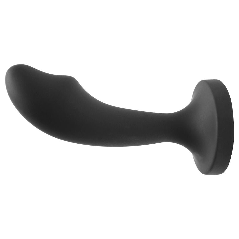 Plug Anal Curvado Pedra Silicone Tamanho P Vipmix