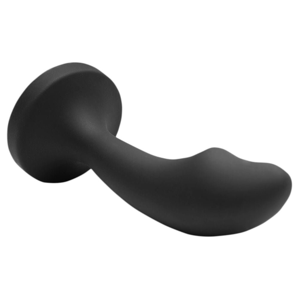 Plug Anal Curvado Pedra Silicone Tamanho P Vipmix