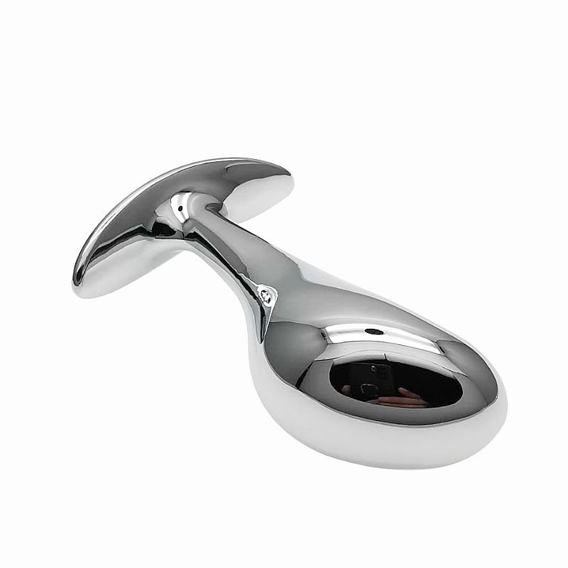 Plug Anal Curvo DK G - 11.3 x 3.5cm - Dourado+Pedra VM