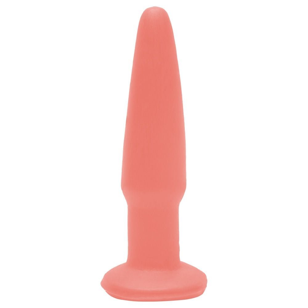 Plug Anal De Borracha Maciça 11 X 2,5cm Prazer E Cia