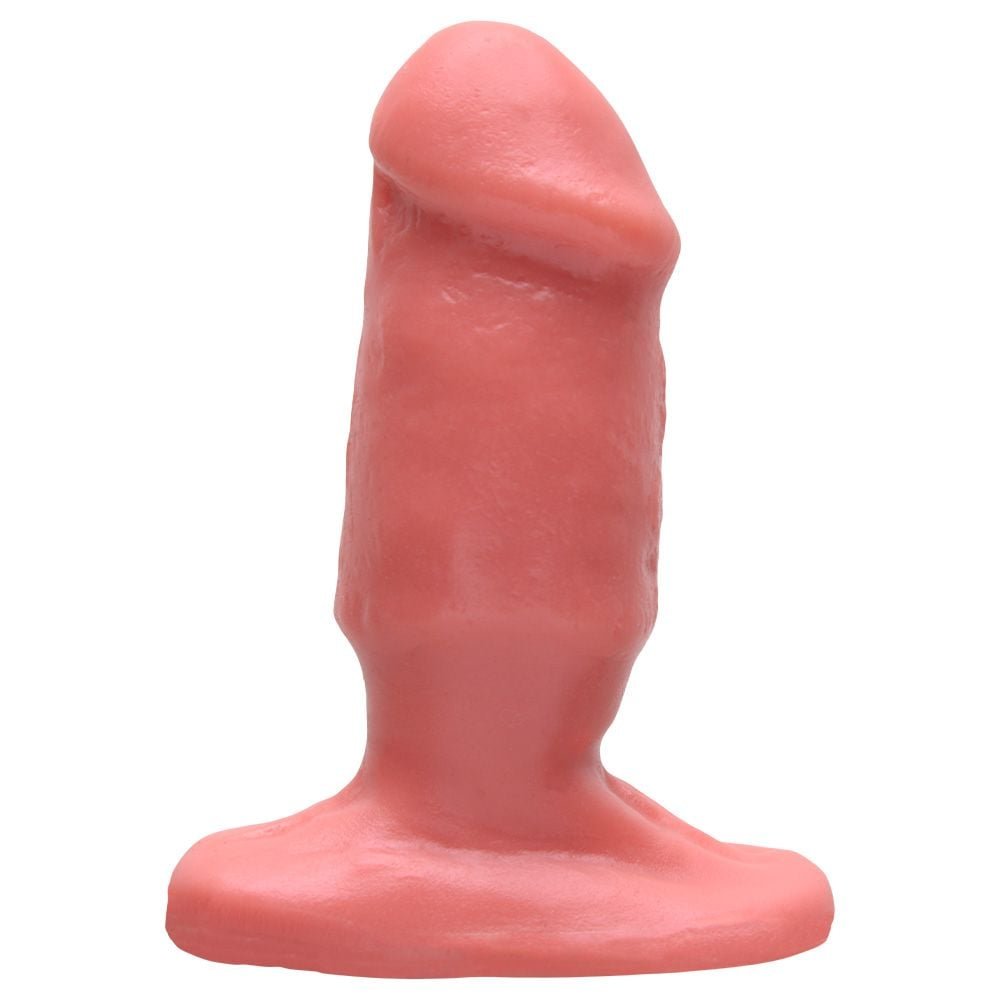 Plug Anal De Borracha Maciça 11 X 3,7cm Prazer E Cia