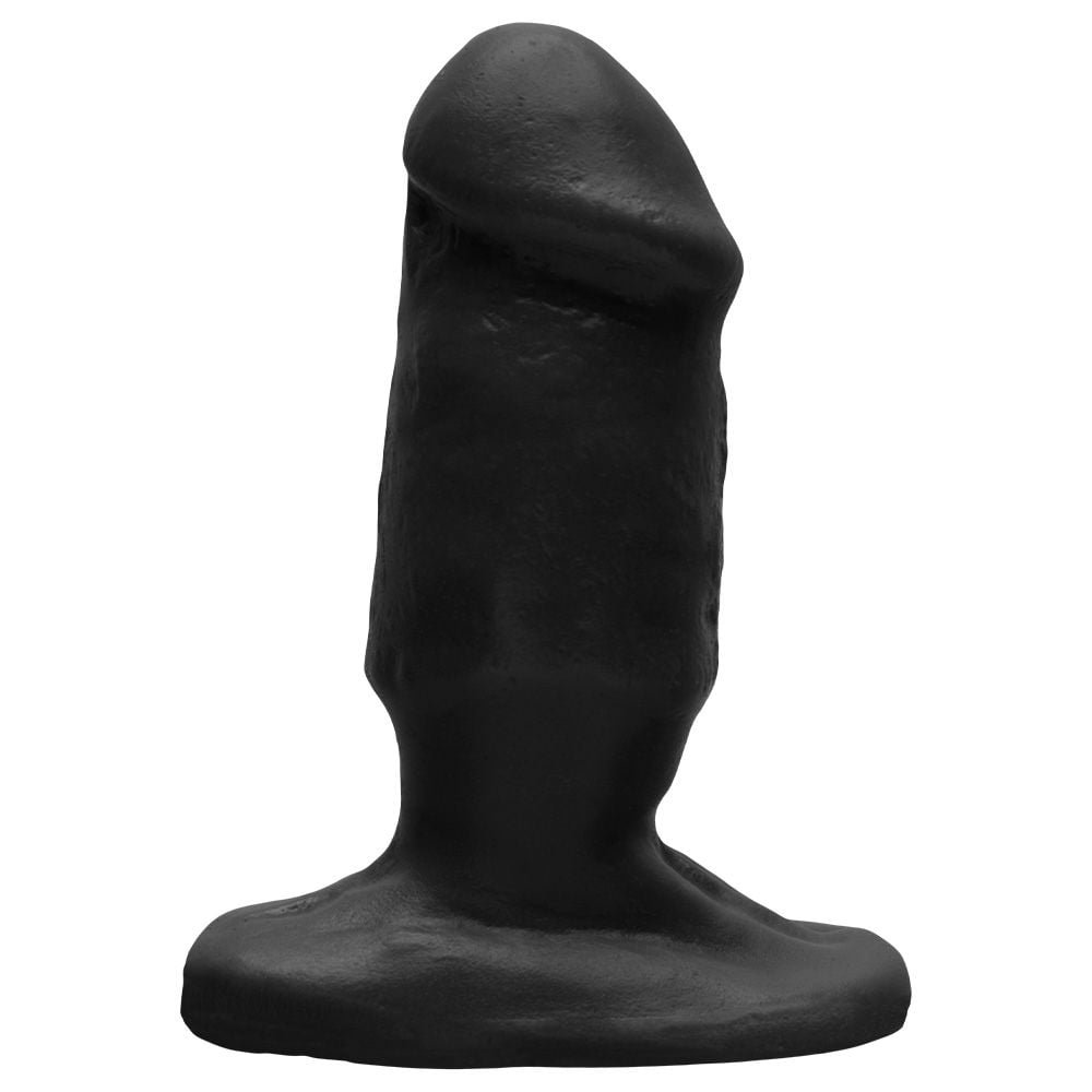 Plug Anal De Borracha Maciça 11 X 3,7cm Prazer E Cia