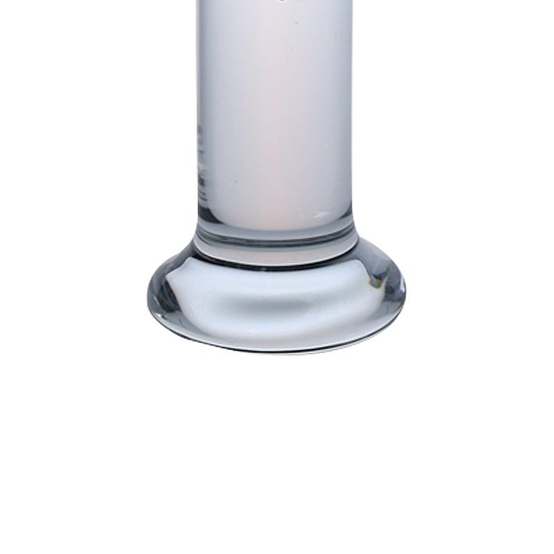 Plug Anal de Vidro - Com Ponta Redonda - 17,5 x 3,9 cm