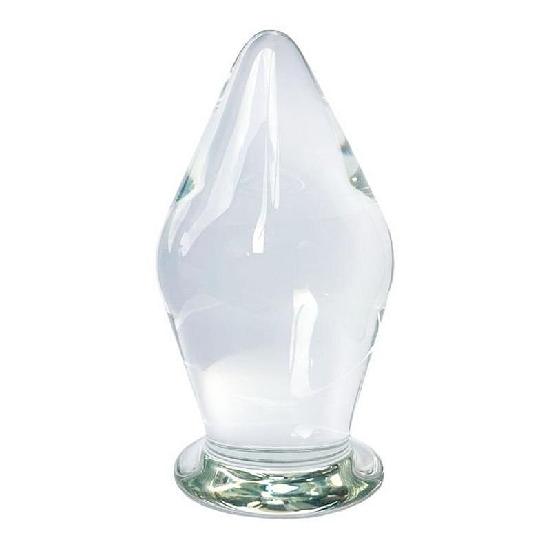 Plug Anal de Vidro - Formato Cônico 3 - 15,4 x 7,8 cm