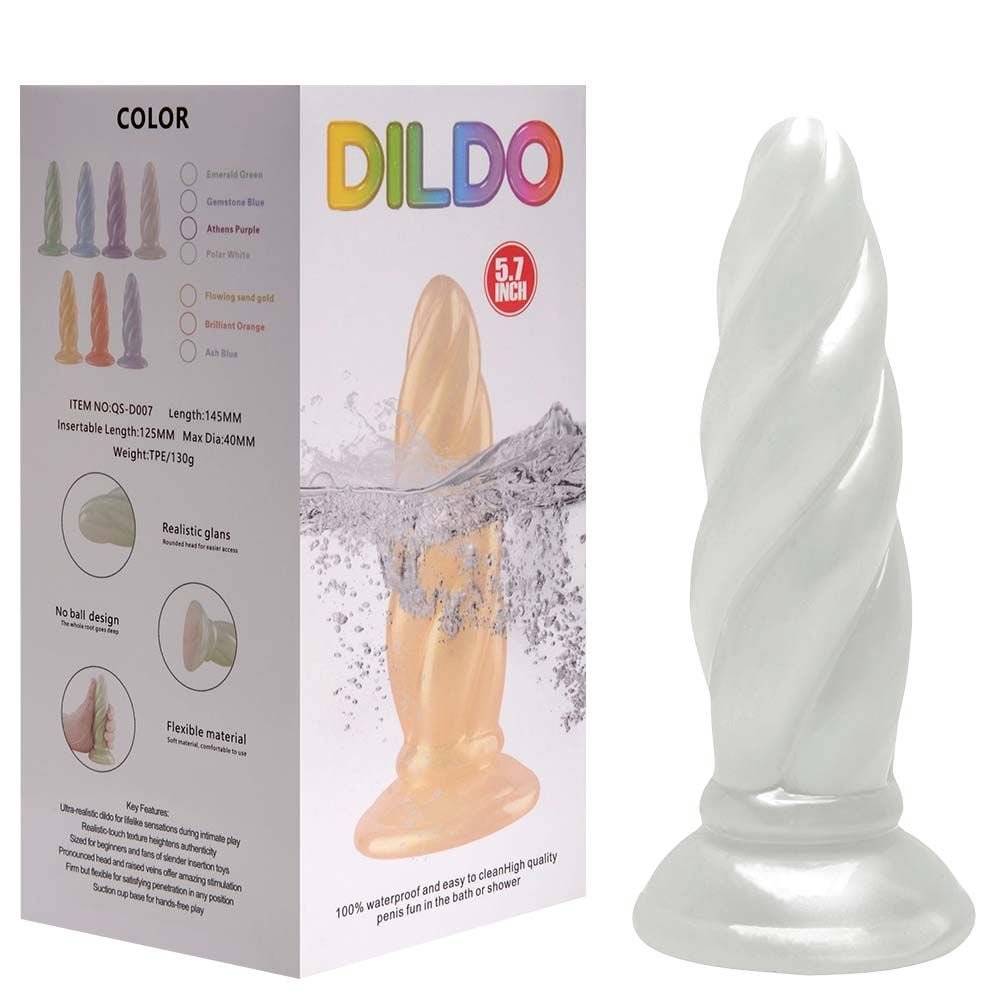 Plug Anal Dildo Pvc Colors 14,5 X 4cm Sexy Import