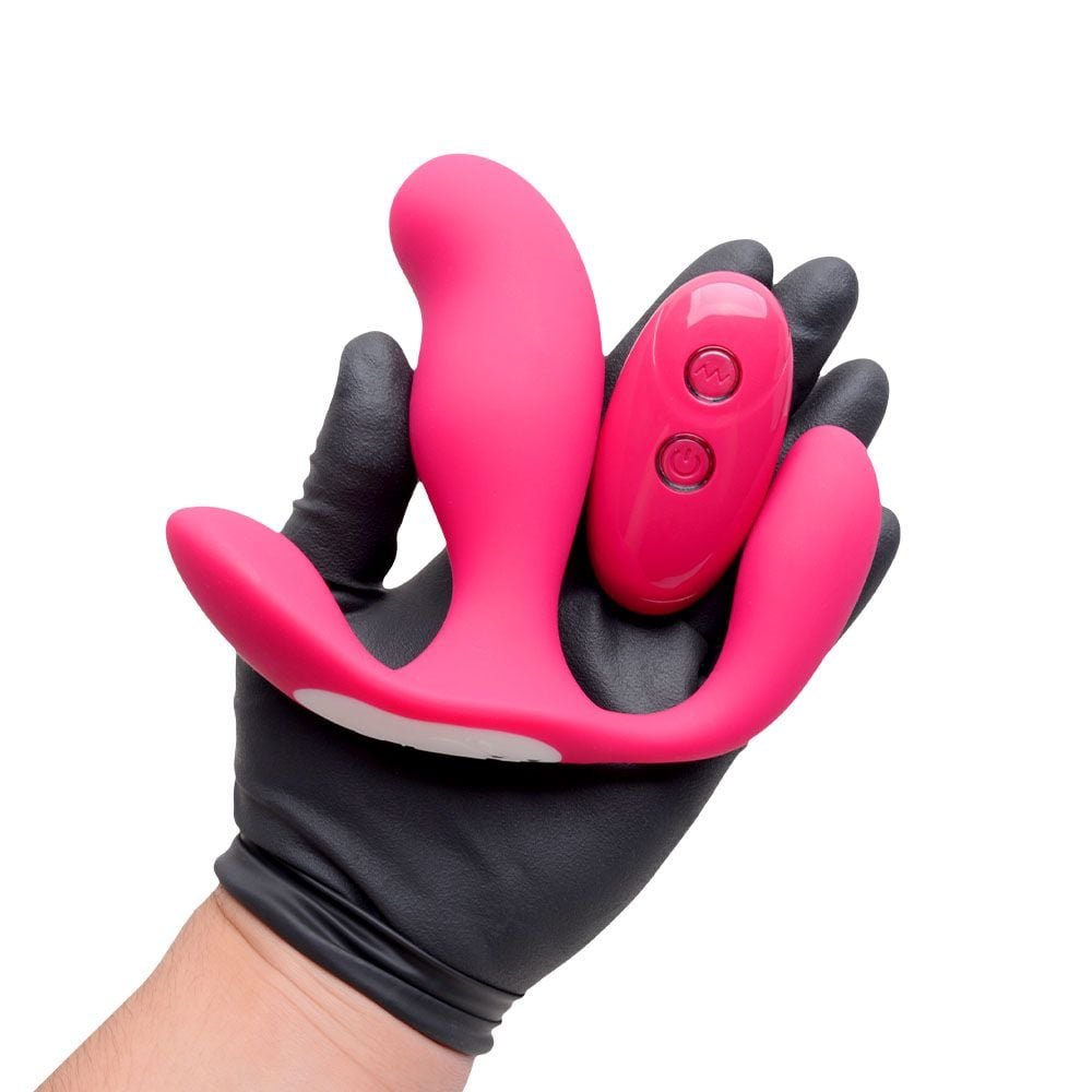 Plug Anal Duplo Vibro Sem Fio Tri-we I-moon Vipmix