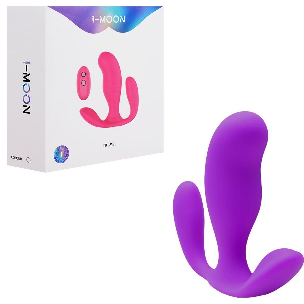 Plug Anal Duplo Vibro Sem Fio Tri-we I-moon Vipmix