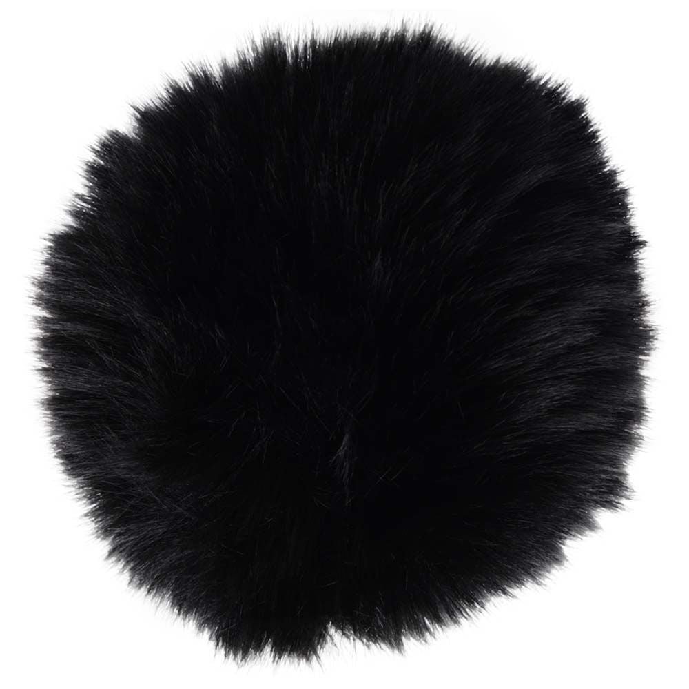 Plug Anal Em Metal 5,5 X 2,6cm Com Pompom Vipmix