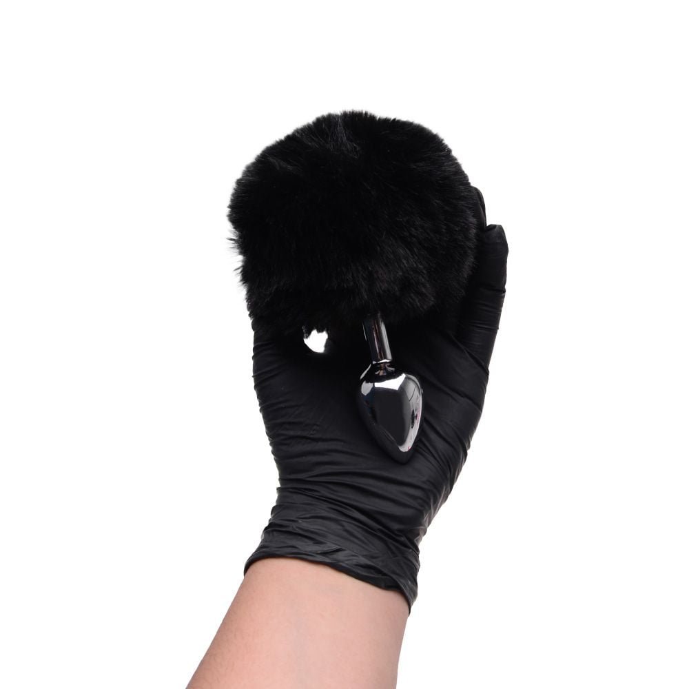 Plug Anal Em Metal 5,5 X 2,6cm Com Pompom Vipmix