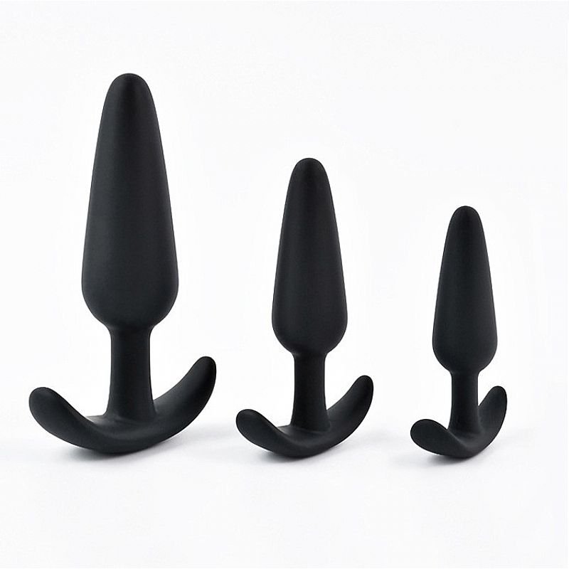 Plug Anal em silicone 12,3cm X 3,1cm