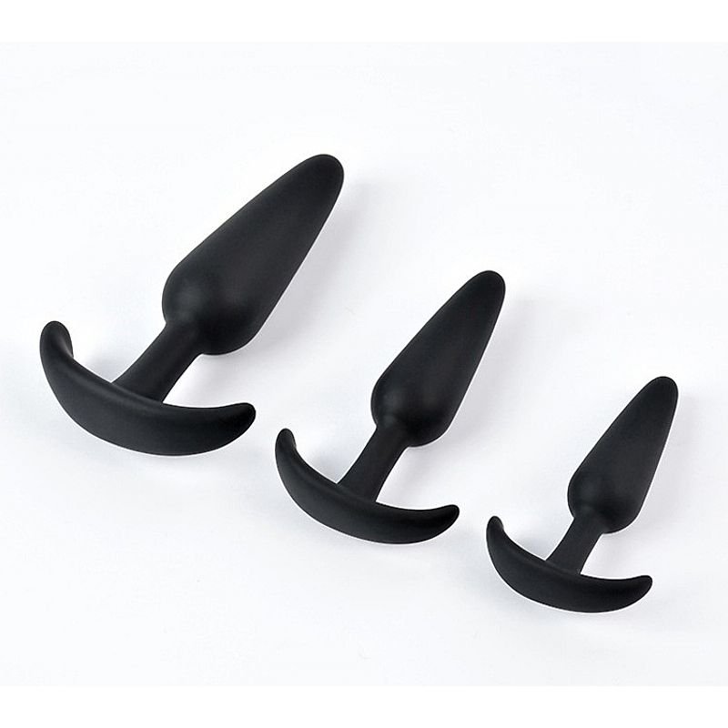Plug Anal em silicone 12,3cm X 3,1cm