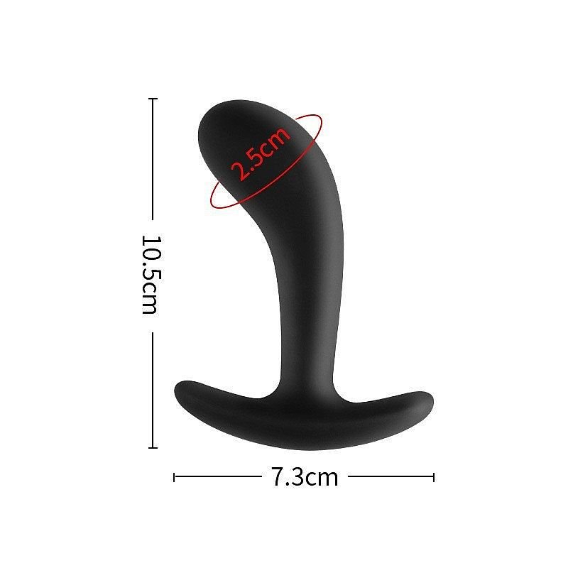 Plug Anal em silicone 12,5x3,5