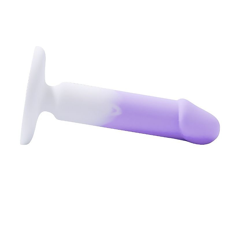 Plug Anal em Silicone com Glande - 14,8 X 2,9 - Rosa