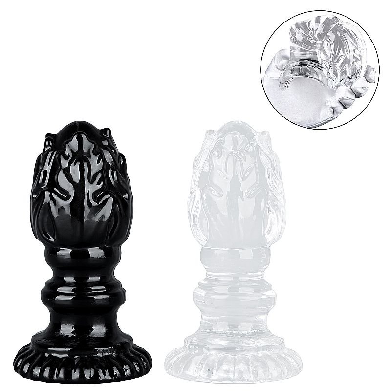 Plug Anal em Silicone / Com textura - 10,5x4,0cm