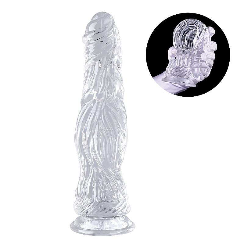 Plug Anal em Silicone - Dildo com ventosa - 24,5cm X 5,5cm