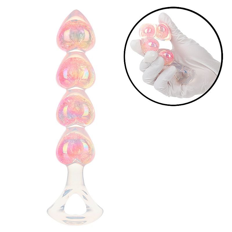 Plug Anal em Silicone Escalonado - 16,1 x 3,0