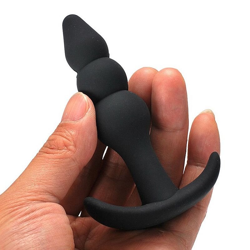 Plug Anal em silicone escalonado 3