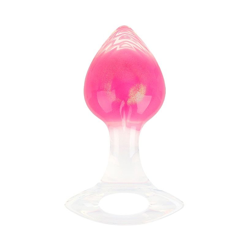 Plug Anal em Silicone Fluorescente Tamanho M - 9,6 x 3,9