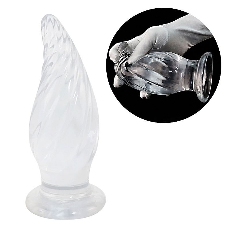 Plug Anal em Silicone - Formato de Cone - 20,0 x 7,3