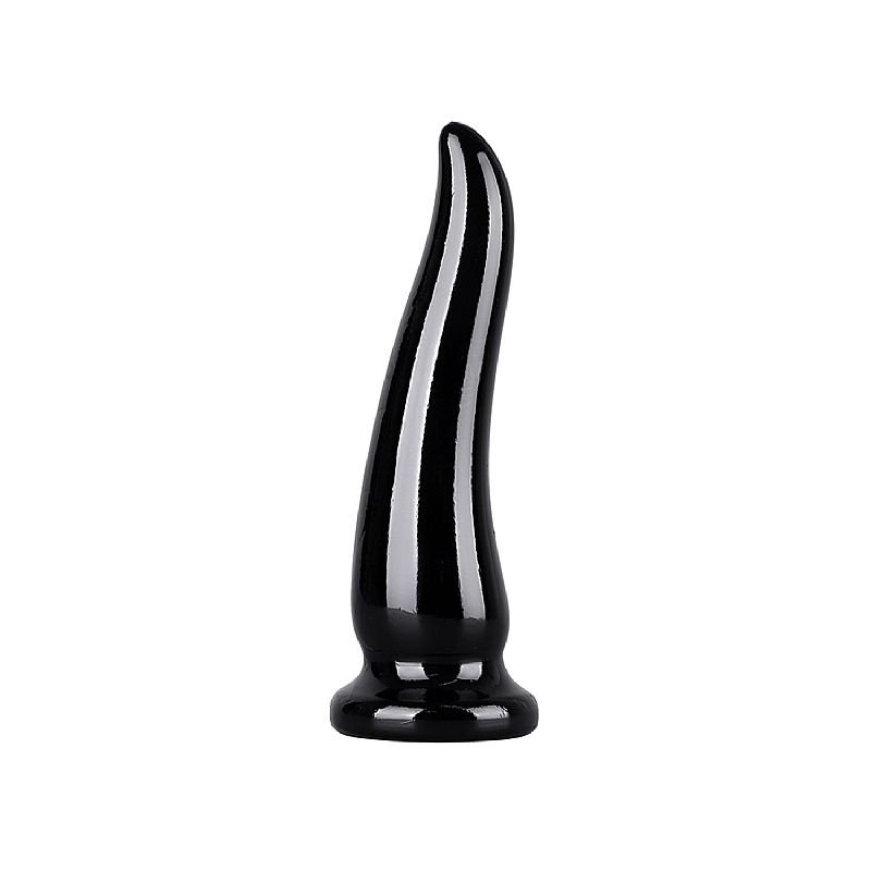 Plug Anal em Silicone - Formato de Cone - 20,0x5,5cm - Transparente