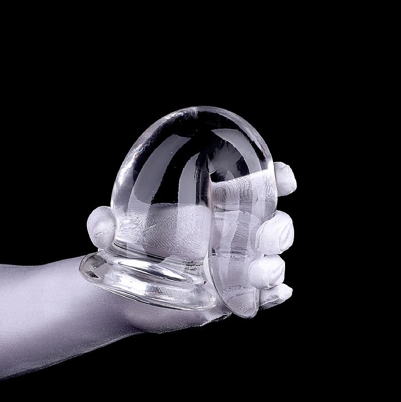 Plug Anal em Silicone - Formato de Cone - 20,0x5,5cm - Transparente