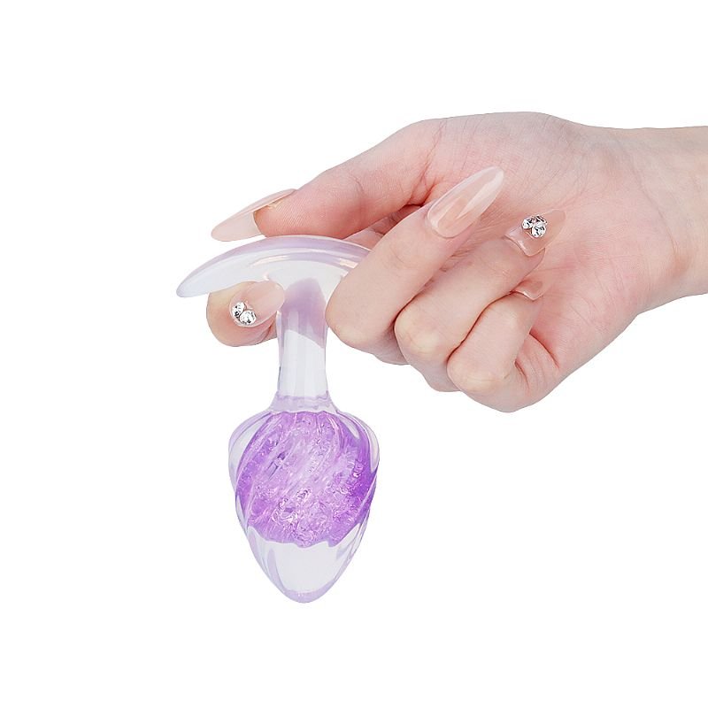 Plug Anal em Silicone Tamanho G - 10,4 x 4,5 - Roxo