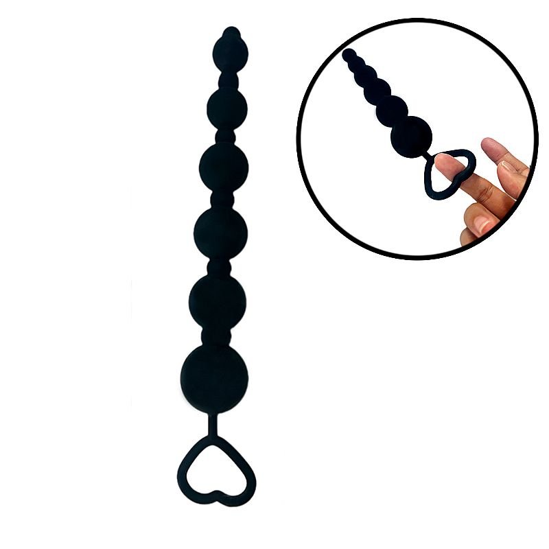 Plug Anal - Escalonado em Silicone - 28,5 cm