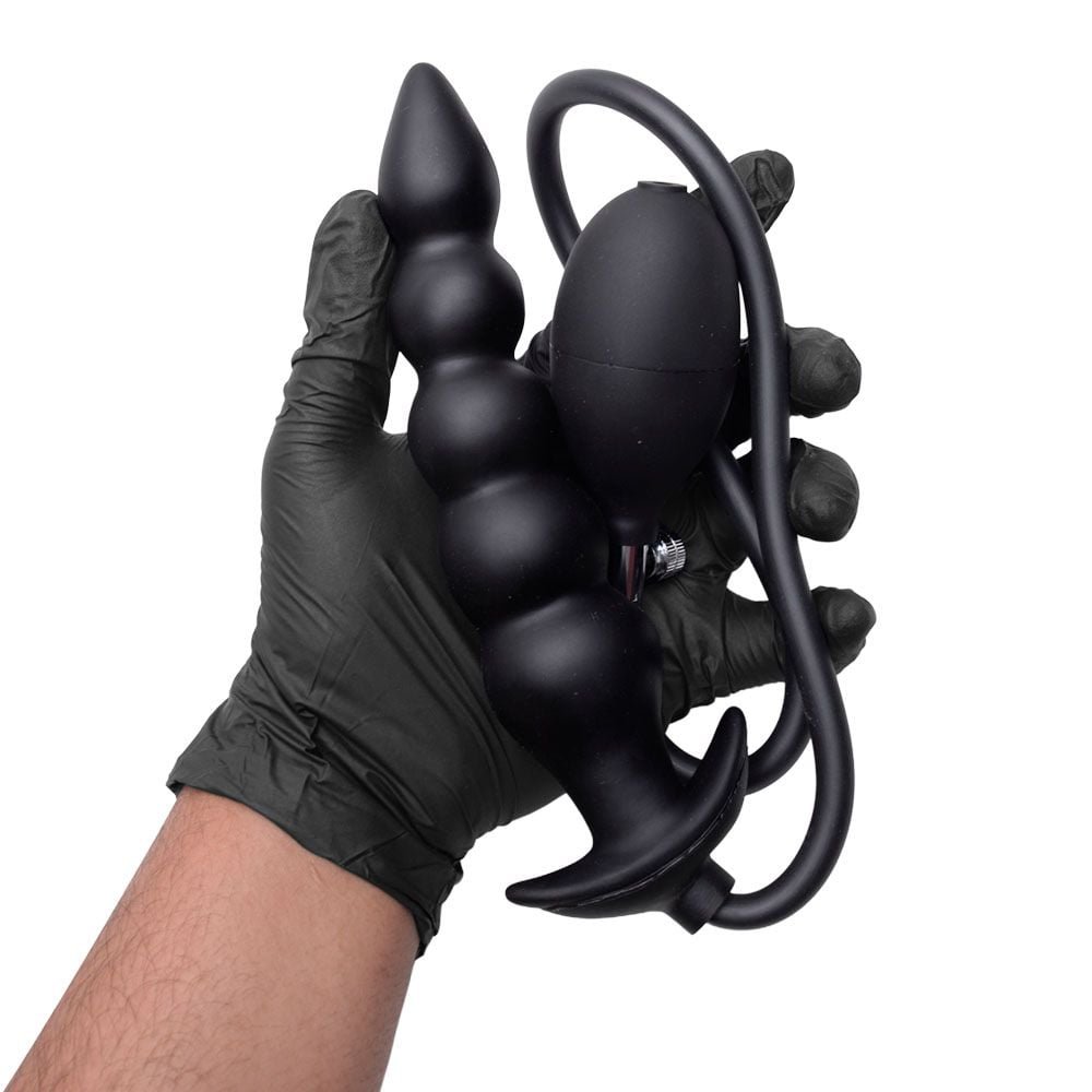 Plug Anal Escalonado Inflável 20 X 3,7cm Sexy Import