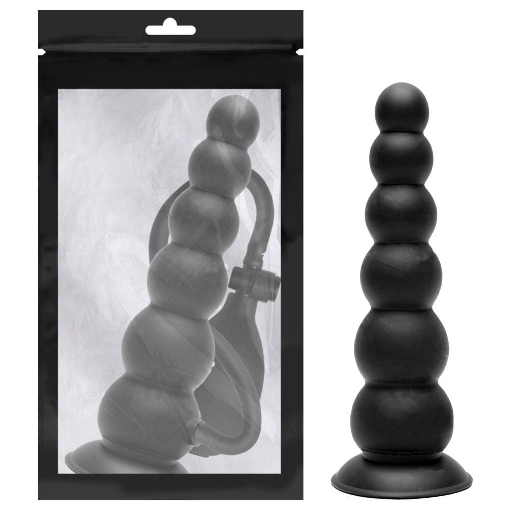 Plug Anal Escalonado Inflável 21 X 2,5cm Sexy Import