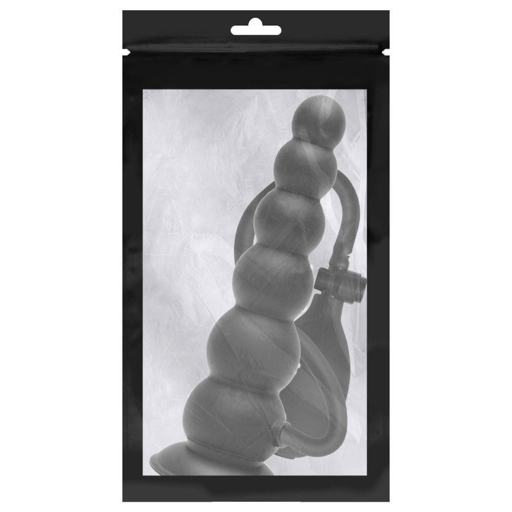 Plug Anal Escalonado Inflável 21 X 2,5cm Sexy Import