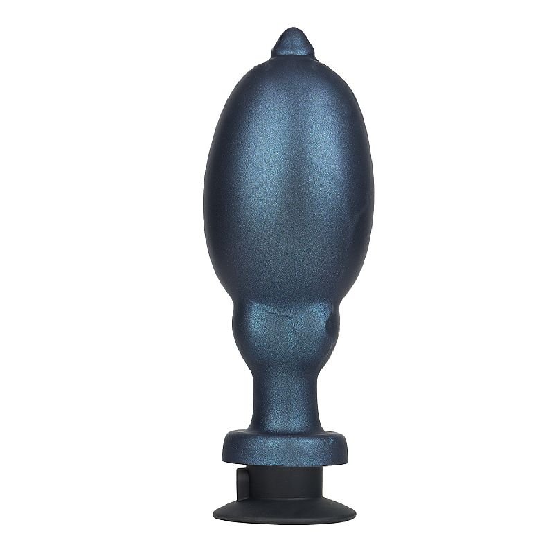 Plug Anal Escalonado Inflável com Vibração - 18,5 X 5,5 - À Longa distância App