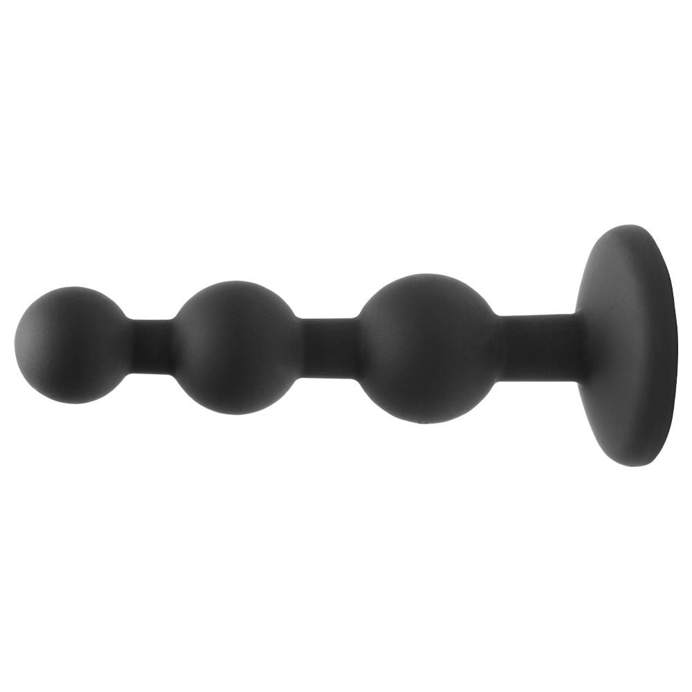 Plug Anal Escalonado Silicone Com Pedra Vipmix
