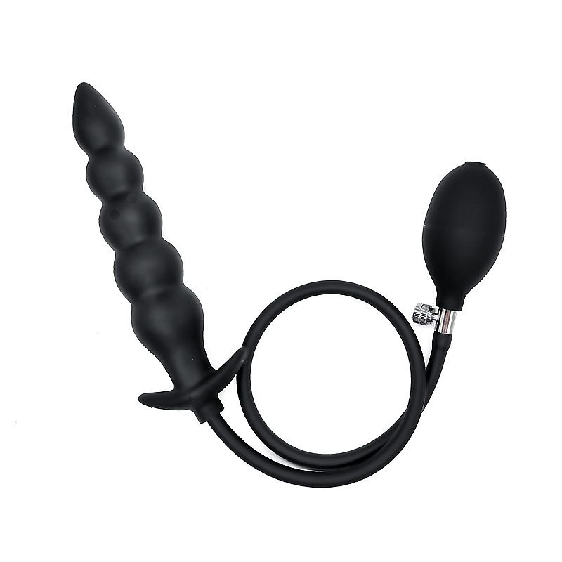 Plug Anal Escalonado - Silicone Inflável - 20.0 X 3.7