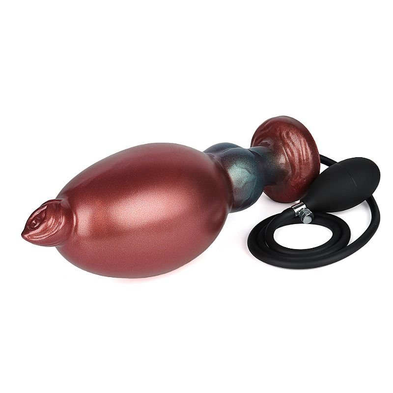 Plug Anal Escalonado Silicone Inflável de Cachorro - 20,3 X 6,0