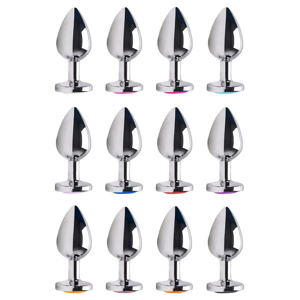 Plug Anal G Aço Brilhante Sexy Import