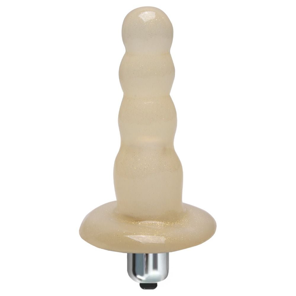 Plug Anal Glitter 10 Vibrações 12,5 X 3cm Kgel