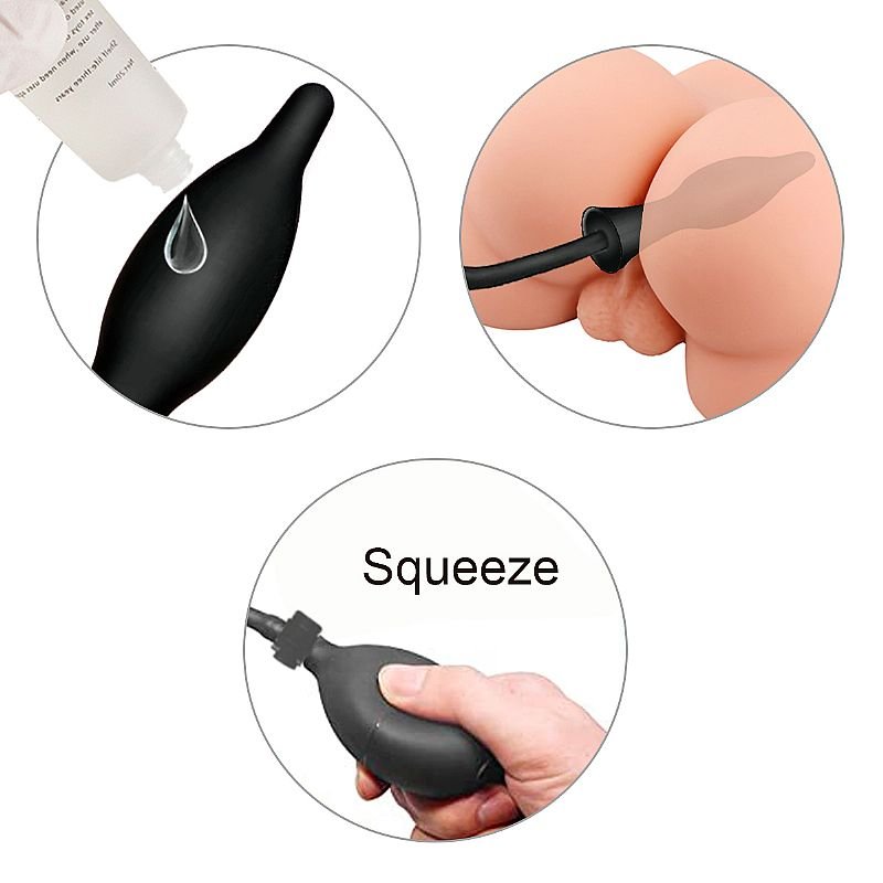 Plug Anal Inflável - 11,5 cm x 3,5 cm